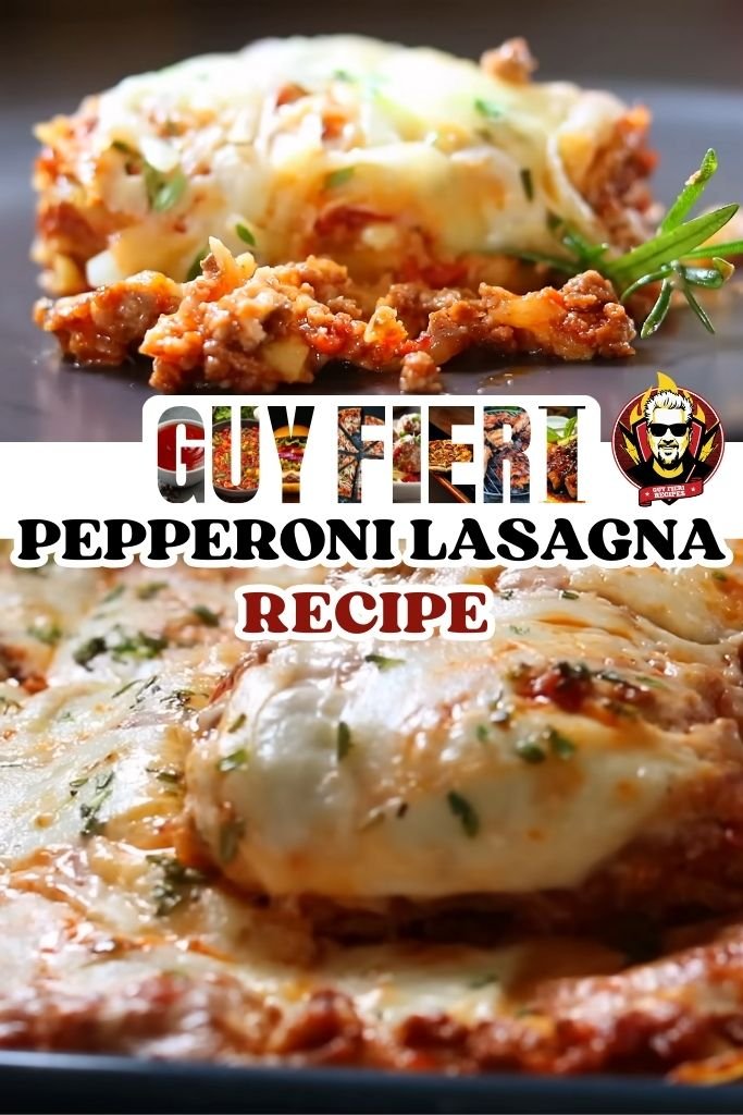 Guy Fieri Pepperoni Lasagna Recipe Copycat