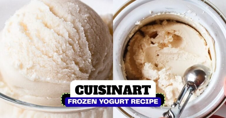 Cuisinart Frozen Yogurt Recipe