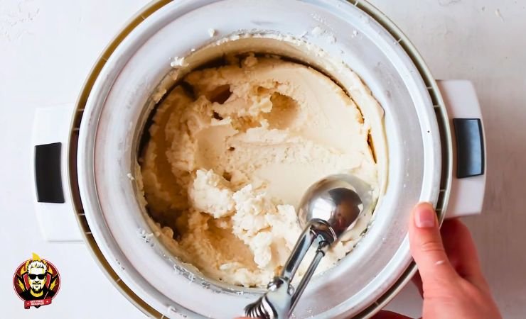 Pour into the Ice Cream Maker