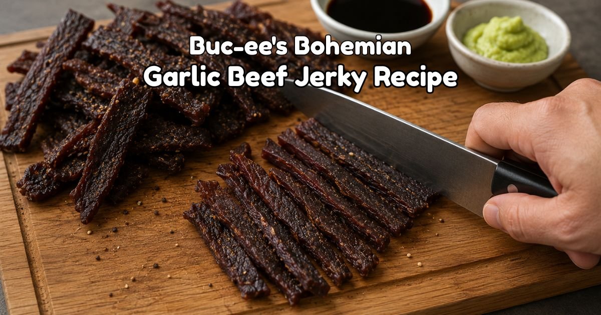 Buc-ee's Bohemian Garlic Beef Jerky Recipe