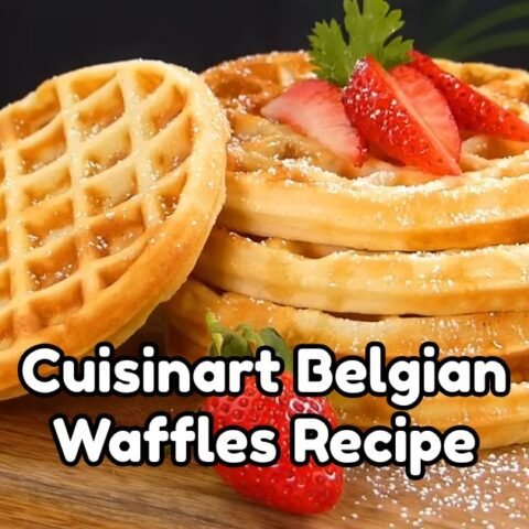 Cuisinart Belgian Waffles Recipe