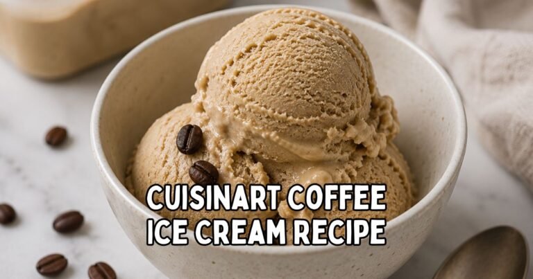 Cuisinart Coffee Ice Cream Recipe