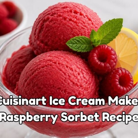 Cuisinart Ice Cream Maker Raspberry Sorbet Recipe