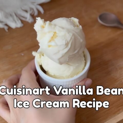Cuisinart Vanilla Bean Ice Cream Recipe