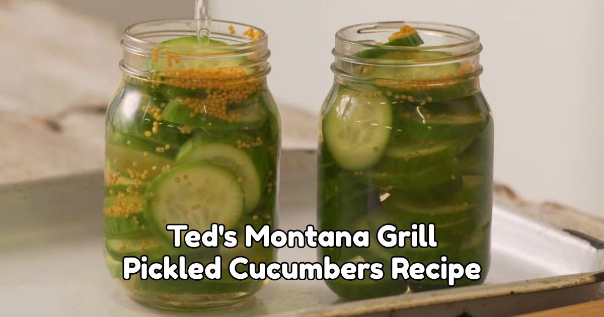 Ted's Montana Grill Pickled Cucumbers Recipe