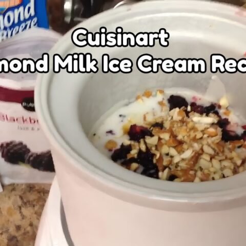 Cuisinart Almond Milk Ice Cream Recipe