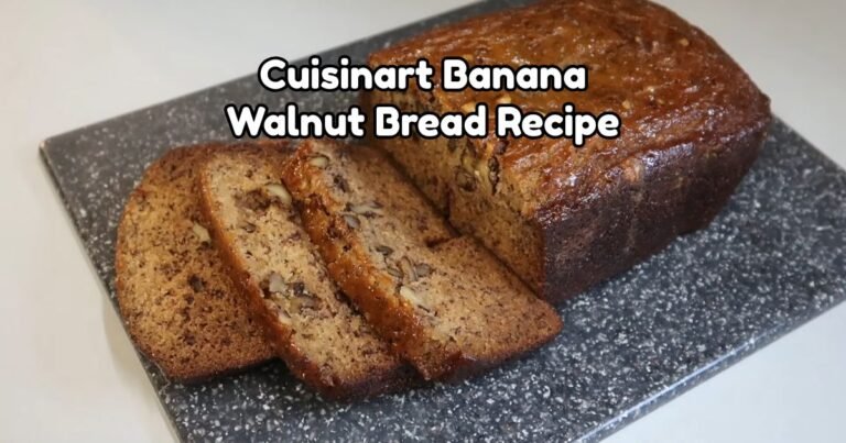 Cuisinart Banana Walnut Bread Recipe
