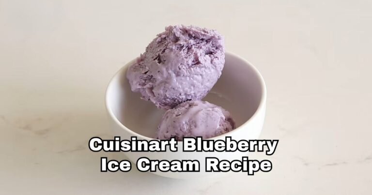 Cuisinart Blueberry Ice Cream Recipe