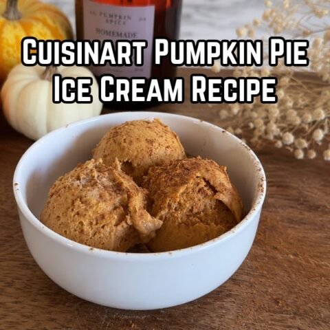 Cuisinart Pumpkin Pie Ice Cream Recipe