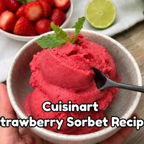 Cuisinart Strawberry Sorbet Recipe
