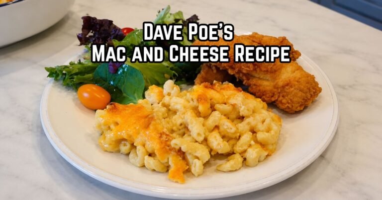 Dave Poe's Mac and Cheese Recipe