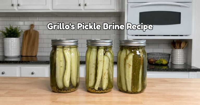 Grillo's Pickle Brine Recipe