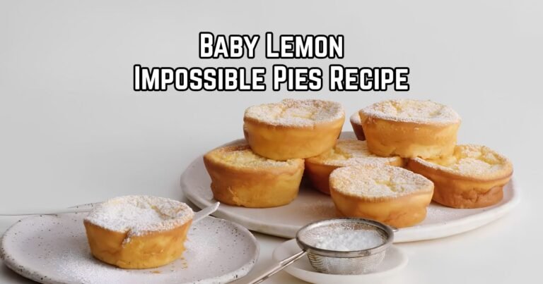 Baby Lemon Impossible Pies Recipe