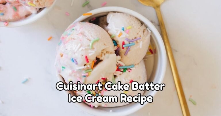 Cuisinart Cake Batter Ice Cream Recipe