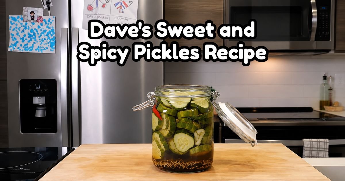 Daves Sweet and Spicy Pickles Recipe