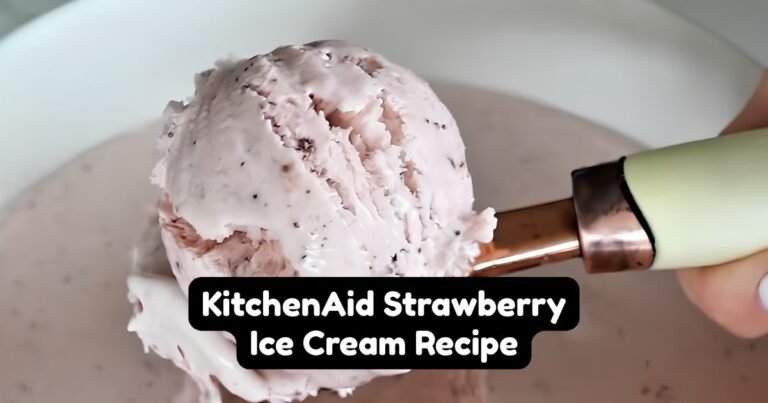 KitchenAid Strawberry Ice Cream Recipe