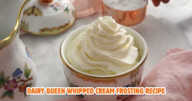 Dairy Queen Whipped Cream Frosting Recipe
