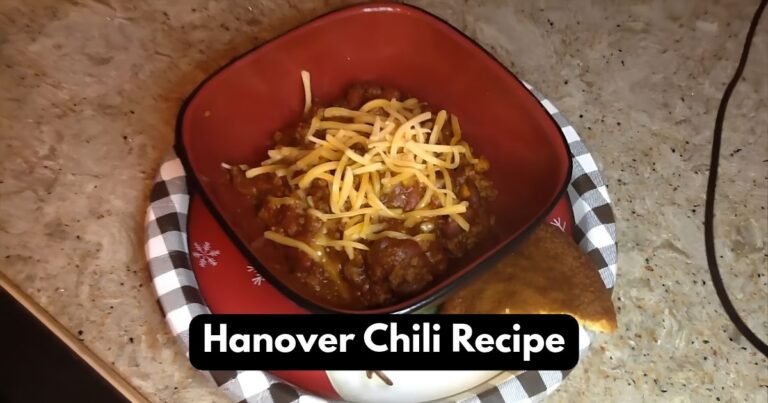 Hanover Chili Recipe